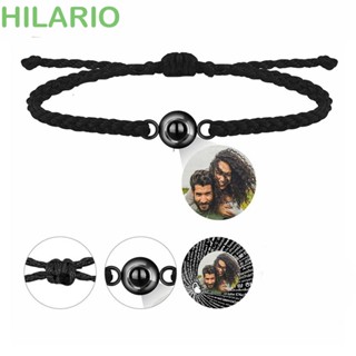 Hilario I Love You สร้อยข้อมือเชือกถัก ผ้าฝ้ายถัก 100 ภาษา แฮนด์เมด DIY