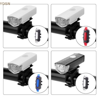 [YDSN] ไฟหน้า และไฟท้ายจักรยาน แบบชาร์จไฟ เพื่อความปลอดภัย RT