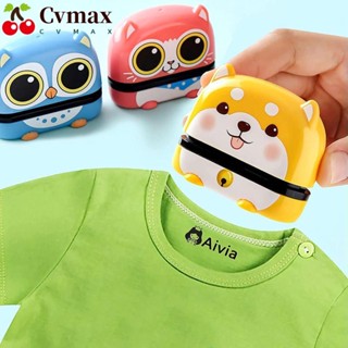 Cvmax แสตมป์ชื่อเด็ก กระเป๋านักเรียน ไม่ซีดจาง กันน้ํา เสื้อผ้าเด็ก