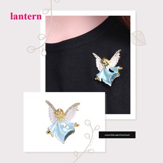 Lantern เข็มกลัด โลหะผสม รูปนางฟ้าน่ารัก 4 สี เครื่องประดับ สําหรับผู้หญิง เด็กผู้หญิง