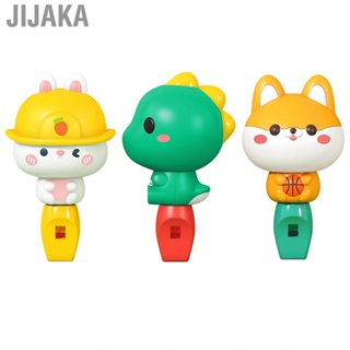 Jijaka Kids Cartoon Whistle Toy Cute  Shape Plastic Portable with Lanyard for Kindergarten Preschool Children