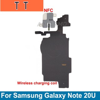  สําหรับ Samsung Galaxy Note 20U 20 Ultra Charger Receiver MFC ไร้สายชาร์จคอยล์เหนี่ยวนําโมดูล NFC สายเคเบิลอ่อนซ่อม