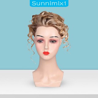 [Sunnimix1] หุ่นหัวล้าน ฐานเรียบ มั่นคง สําหรับโชว์วิกผม หมวก