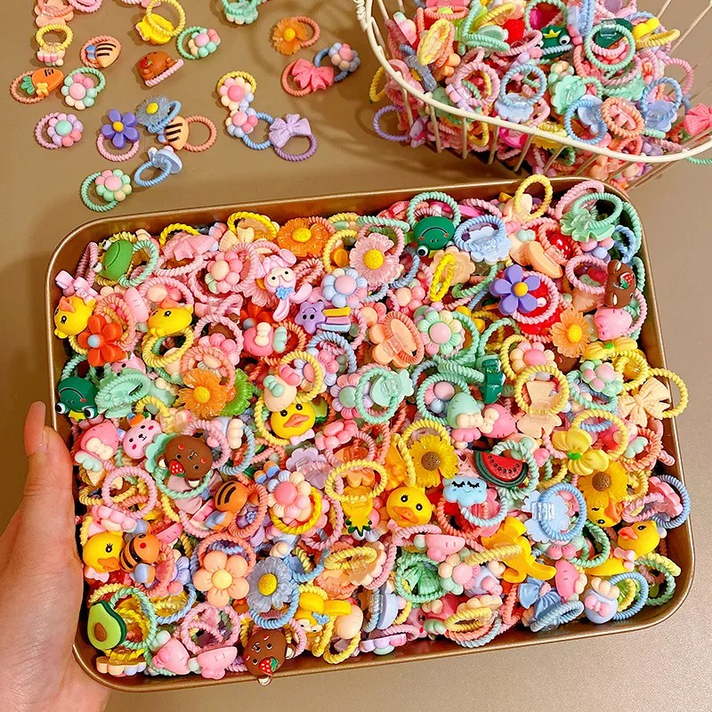 20 ชิ้น น่ารัก ยางรัดผม สําหรับเด็กผู้หญิง ผลไม้ ที่คาดผม สําหรับเด็ก ยางรัดผม การ์ตูน นิ้วหัวแม่มือ เชือกยางรัดผม ขนาดเล็ก เครื่องประดับผม