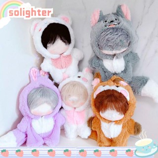 Solighter เสื้อผ้าตุ๊กตาหมีจิ้งจอก หมาป่า วันพีช 20 ซม.