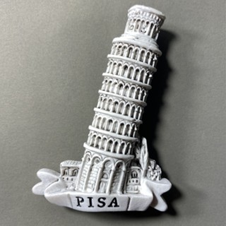 สติกเกอร์แม่เหล็กติดตู้เย็น ลาย The Leaning Tower of Pisa สําหรับตกแต่งบ้าน