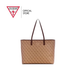 GUESS กระเป๋าสะพายผู้หญิง รุ่น SG900637 POWER PLAY LARGE TECH TOTE สีน้ำตาล