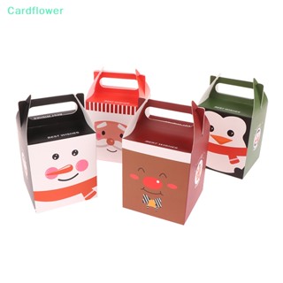 &lt;Cardflower&gt; กล่องบรรจุภัณฑ์ ลายซานตาคลอส วันคริสต์มาส สําหรับใส่ขนมหวาน ลูกอม ตกแต่งปาร์ตี้ปีใหม่ ลดราคา 5 ชิ้น