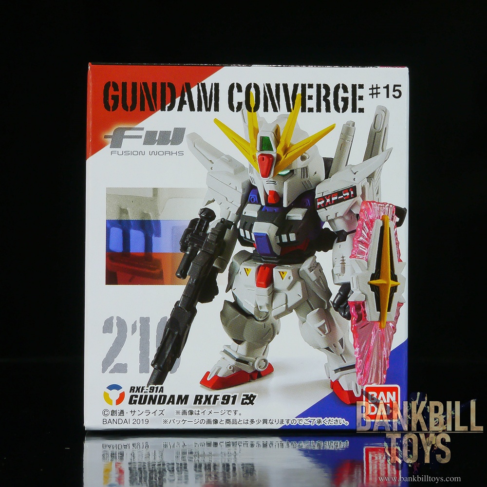 กันดั้ม Bandai Candy Toy FW Gundam Converge #15 No.210 RXF-91A Silhouette Gundam Kai