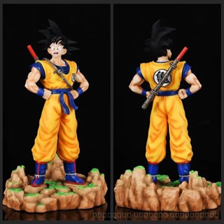 พร้อมส่ง โมเดลฟิกเกอร์ Dragon Ball Saiyan Fantasy Goku เคลือบฐานเต็มรูปแบบ ของขวัญวันเกิด 48 ชั่วโมง CS6G