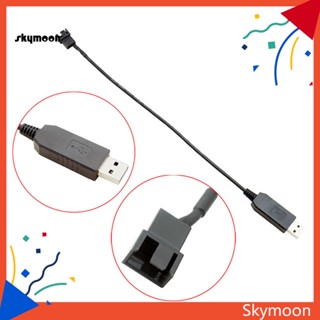 Skym* สายเคเบิลเชื่อมต่อพัดลม Usb เป็น 4pin สําหรับคอมพิวเตอร์ คอมพิวเตอร์ พัดลม Usb เป็น 4pin