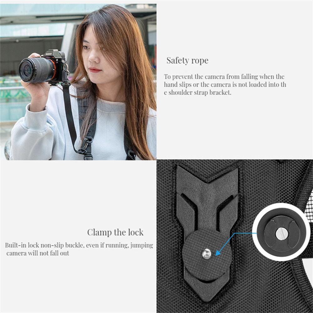 AIMEONE สายคล้องกล้อง, ระบบสายรัดหน้าอก สายรัดด่วน เสื้อกั๊กสายรัดกล้อง, อุปกรณ์เสริมกล้อง Multi Dual 2 Carrier II พร้อมที่ยึดกล้องด้านข้างกล้อง DSLR - รูปที่ 3