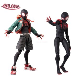 ฟิกเกอร์ PVC รูปการ์ตูน Spider-Man Morales Peni Parker Miles Spider Man ของเล่นสะสม สําหรับเด็ก