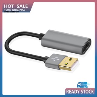 &lt;lementree&gt; อะแดปเตอร์แปลงการ์ดจับภาพวิดีโอ USB 20 ตัวผู้ เป็น 1080p HDMI ตัวเมีย