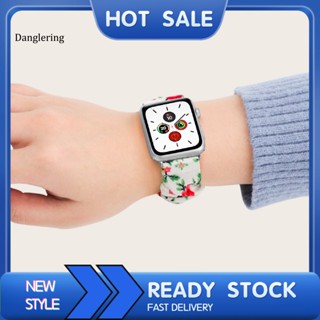 Dl สายนาฬิกาข้อมือโพลีเอสเตอร์ ยืดหยุ่น ใส่สบาย สําหรับ Apple Watch 38 มม. 42 มม. 40 มม. 44 มม.