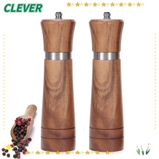 Clever เครื่องบดพริกไทย เครื่องเทศ พริกไทย เกลือ พริกไทย แบบปรับได้