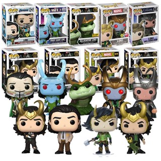 โมเดลฟิกเกอร์ Funko Pop Avengers Loki Alligator 901 President Loki 895 1066 Frost Giant Loki 972 Thor Loki 02 ของเล่นสําหรับเด็ก