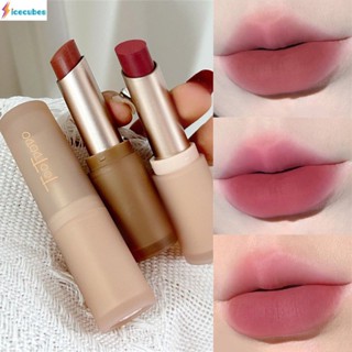 Toot Dodo Air Misty Velvet ลิปสติกช่วยเพิ่มผิว Lasting Non-Stick CUP Soft Mist Matte NUDE สี ICECUBES