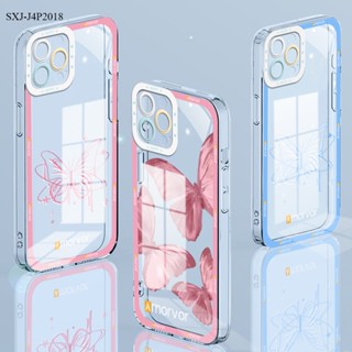 Compatible With Samsung Galaxy J4 J7 J6 J2 Plus Prime 2018 J4+ J6+ เคสซัมซุง สำหรับ Case Butterfly เคส เคสโทรศัพท์ เคสมือถือ