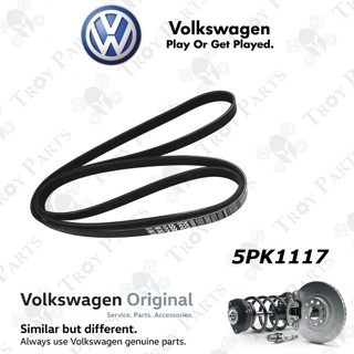 สายพานพัดลม 079 903 137 AA สําหรับ Volkswagen Audi A8 Q7 VW Touareg - 5PK1117 (5PK1115 5PK1120)