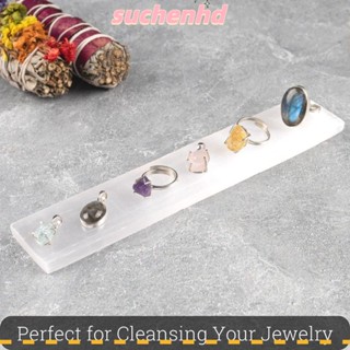 Suchenhd ถาดวางเครื่องประดับ ยิปซั่มใส ทรงสี่เหลี่ยมผืนผ้า สําหรับตกแต่งห้อง