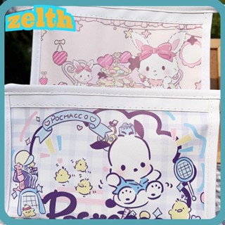 Zelth กระเป๋าดินสอ หนัง PU มีซิป จุของได้เยอะ ลาย Mymelody Cinnamoroll สําหรับนักเรียน