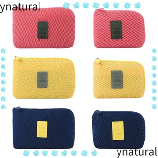 Ynatural กระเป๋าเก็บสายเคเบิล ข้อมูล อเนกประสงค์ น่ารัก สําหรับเดินทาง