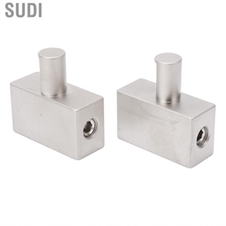 Sudi 2pcs Dual 1/0 Gauge to Amplifier Input Reducer Nickel Plated Aluminum Alloy High Power for Car Audio AWG