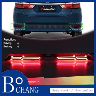 Bc ไฟท้าย LED สีแดง สะท้อนแสง สําหรับ Honda City 2017 2018 2019