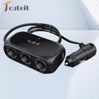 Tcuteit ซ็อกเก็ตรถยนต์ 12V 120W สําหรับ iPhone iPad