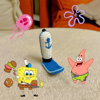 Krusty กิ๊บติดผม ผ้าถัก ลายอนิเมะ SpongeBob น่ารัก สําหรับเชฟ หมวก