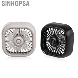 Sinhopsa Car Cooling Fan  Colorful Light Quiet Air Circulator Portable Strong Wind for Vehicles