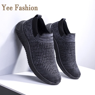 YEE Fashion  รองเท้าผ้าใบผู้ชาย รองเท้าลำลองผู้ชาย รองเท้าผ้าใบแฟชั่น สไตล์เกาหลี กีฬากลางแจ้ง ทำงานรองเท้าลำลอง ทันสมัย ทันสมัย Trendy รุ่นใหม่ XYD23902LI 37Z230910