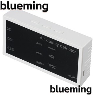 Blueming2 เครื่องตรวจจับคุณภาพอากาศ CO2 5-In-1 คาร์บอนไดออกไซด์ อเนกประสงค์ สีขาว สําหรับในบ้าน นอกบ้าน