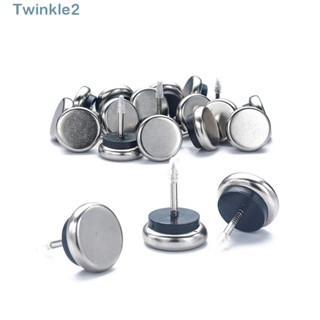 Twinkle ตะปูเหล็ก ทรงกลม สีเงิน ทนทาน สําหรับเฟอร์นิเจอร์ 20 ชิ้น