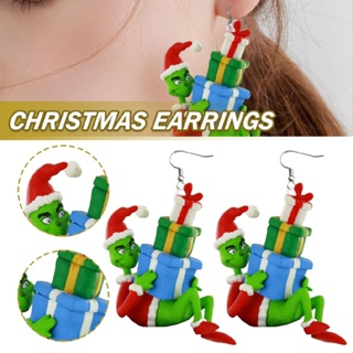 Christmas Earrings Ear Stud Drop Dangle Women Holiday Jewelry Gifts Party Favors