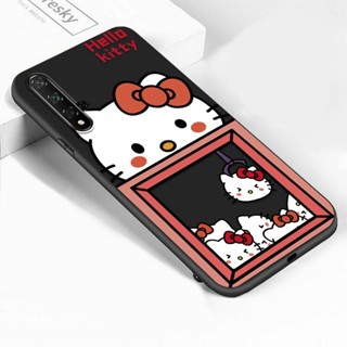 เคสโทรศัพท์ซิลิโคน TPU แบบนิ่ม ลายการ์ตูนคิตตี้ กันกระแทก สําหรับ Honor 9 10 Lite 9X Pro Honor 9I 10I 20I 20 Lite Honor 20 Pro