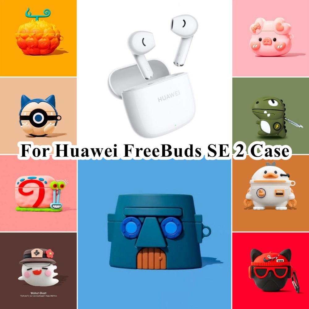 【ส่วนลด】เคสหูฟัง แบบนิ่ม ลายการ์ตูน สําหรับ Huawei FreeBuds SE 2 Huawei FreeBuds SE 2