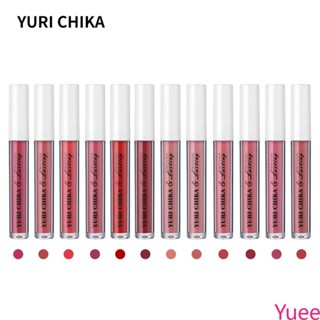 Yuri ลิปสติกเนื้อแมทกันน้ำ 12 สี yuee