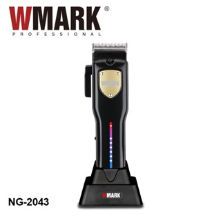 Wmark NG-2043 ปัตตาเลี่ยนตัดผมไฟฟ้า ไร้สาย คุณภาพสูง ชาร์จไฟได้ สําหรับร้านตัดผม