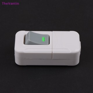 Thevantin สวิตช์ปุ่มกดเปิด ปิด ไฟ Led 6A 250V สีขาว สําหรับห้องโดยสาร ข้างเตียง