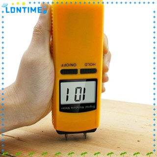 Lontime เครื่องตรวจจับความชื้นดิจิทัล LCD 10-40% 4Pins