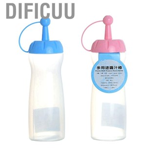 Dificuu Squeeze Bottle Dispenser with Twist On Cap Mayo Sauces Vinegar Oil Ketchup Cooking Tool