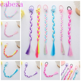 Cabeza ที่คาดผมถักเปีย ที่มีสีสัน, ดาว เลื่อม เด็กผู้หญิง หางม้าถัก, เครื่องประดับผม ที่คาดผมน่ารัก ยางรัดผม ทรายดูด สังเคราะห์ วิกผมเด็ก