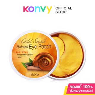 Esfolio Gold Snail Hydrogel Eye Patch 60 Sheets.