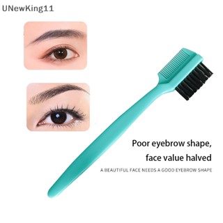 Unewking แปรงหวีขนตา ด้ามจับพลาสติก สําหรับแต่งหน้า 1 ชิ้น