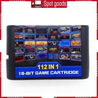 Xi ตลับเกม 112-in-1 สําหรับ Genesis MegaDrive 16 bit Game Cartridge Works on PAL and NTSC Consoles