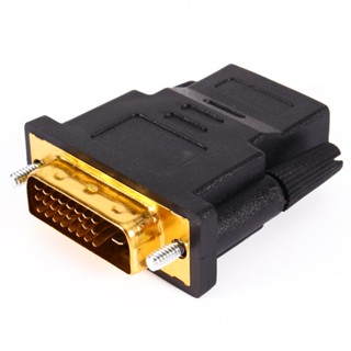 อะแดปเตอร์การ์ดจอ แปลง dvi เป็น HDMI ตัวเมีย 24+1 HD สําหรับคอมพิวเตอร์