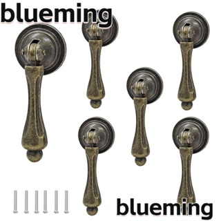 Blueming2 ที่ดึงฮาร์ดแวร์ พร้อมสกรู โลหะผสมสังกะสี สีบรอนซ์ สําหรับตกแต่งลิ้นชัก ตู้เสื้อผ้า เฟอร์นิเจอร์