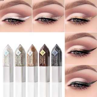 Rapid Drying Pearlescent Diamond Eyeliner Pen NonSmudge Liquid Eyeliner 5 สีที่สวยงาม Chromatic Eye เครื่องสำอาง 5 สี impermeable Liquid Eyeliner Pearl Light puueqg